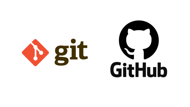 git and git hub development logo